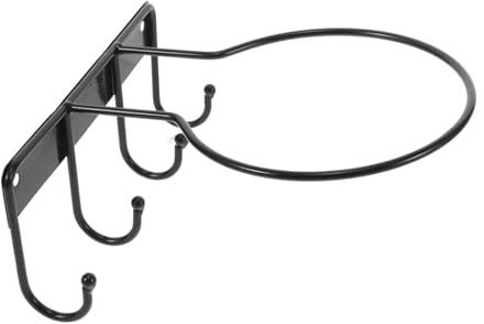Toddmomy Basketball Storage Rack Wall Mount Iron Hook Ball Display Holder Football Soccer Home Garden Garage Decorative Rack