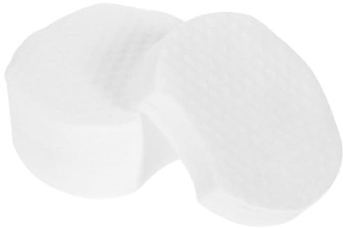 NOLITOY 600 Stück Waschbare Gesichts Make Up Pads aus Vliesstoff Halbmondförmig Feuchtigkeitsspendend und Make Up Entferner Weiche Kosmetikpads für Gesichtsreinigung