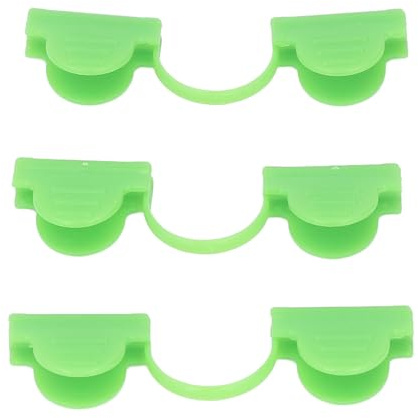 Tyenaza 100pcs Doble cabeza fija de invernadero fijo, plástico Double sombreado Garden Hoop Clip de invernadero Suministros de jardinería de fibra de vidrio (5mm)