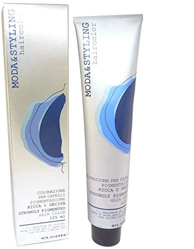 Elgon Moda Styling Haircolor 125ml Haar Farbe Creme Coloration Tönung Permanent - 01/11 Black Blue/Nero Blu