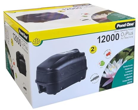 Pond One O2 Plus 4000 (1600 L/hr) Powerful Air Pump for Ponds and Aquatics