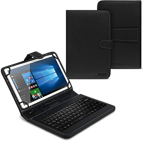 Tasche + Tastatur kompatibel mit Lenovo Tab M10 Plus 10.3/10.6 Zoll 2022 Hülle Keyboard Case QWERTZ Standfunktion USB Cover Case