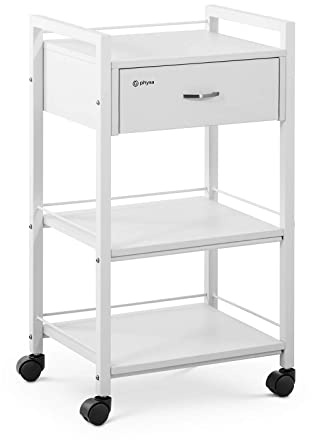 Physa Physa CT-1 kosmetisk vagn 1 låda 3 hyllor arbetsvagn kosmetisk sidovagn sidovagn kosmetika