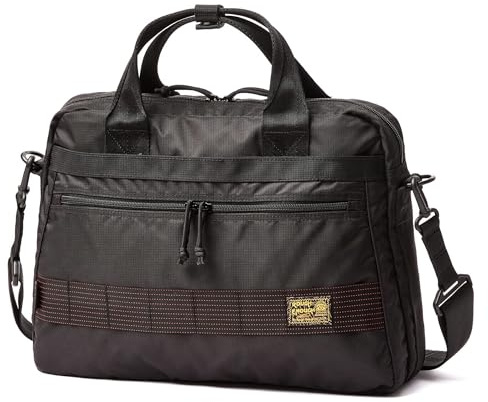 Rough Enough 16 Zoll Laptop Sleeve Tasche Tablet Tragetasche Aktentasche für Reisen Business mit Zubehörtasche Schultergurt Cordura Schwarz, Schwarz, 16 Inch