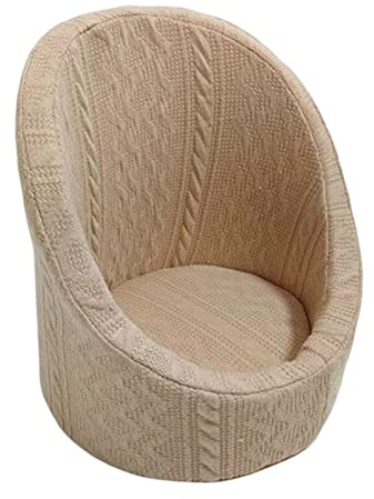 F Fityle Newborn Baby Photography Props Mini Posing Sofa Newborn Sofa Seat Photo Shooting Chair Shooting Accessories for Infant Baby Birthday Party Decoration, B
