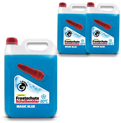Gamix Scheibenfrostschutz mit Magic Blue Duft | Schlierenfreier und effektiver Scheibenreiniger für den Winter | Gebrauchsfertige frostschutzmittel scheibenwaschanlage | 2x5L = 10L