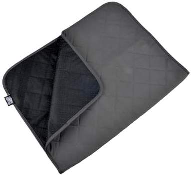Love Story, Set de 2 Tapis de Propreté Réutilisables Polyester 75 x 50 cm Noir