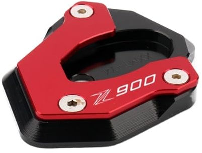 SeitenstäNder Verbreiterung Fit -Verwendung for Kawasaki Z650 Z900 Z900RS Z 650 900 2017 2018 2019 2020 2021 2022 CNC Kickstand Sidestand Stand Extension Enlarger Pad Motorrad SeitenstäNder Unterlage(