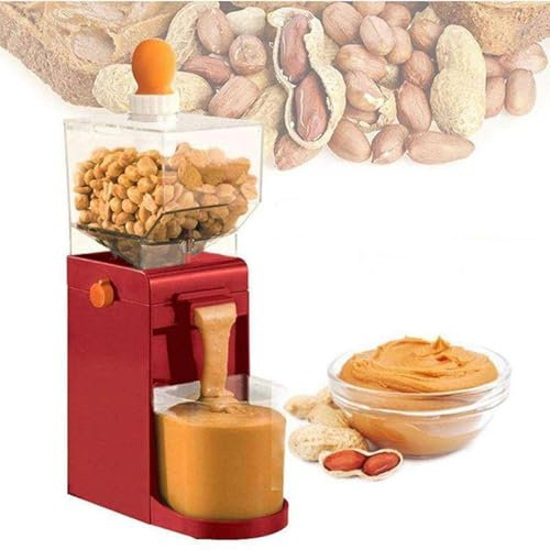 ZYJIX Smerigliatrice per Noci Culinaria da 500 Ml - Macchina Elettrica Portatile per Burro di Arachidi per Mais, Anacardi, Nocciole - Macchina per Burro da Cucina