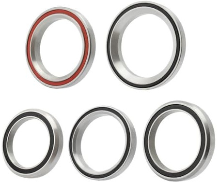 LUOKEKE SteuersäTze 2 Stück Fahrrad Headset Lager 38 39 41 41,8 46,9 mm Allgemeine Reparaturlager MTB Lenkungslager Fahrradzubehör Ahead Kappe(38MM)