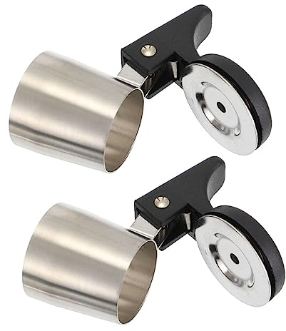 Amosfun Whistling Kettle Flute Replacement Set, 2pcs Stainless Steel Water Boiling Alarm Accessories for Teakettle, Compatible with Stove Top Kettles, Kitchen Safety Warning System