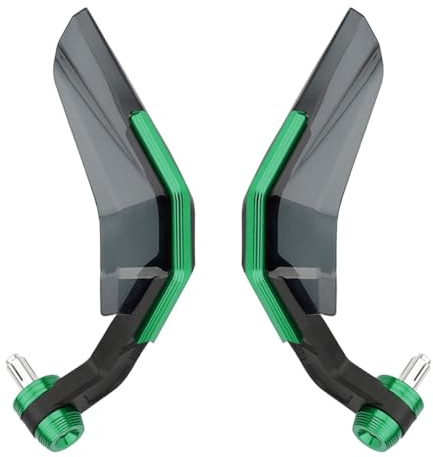 MOCNT Guardamanos para Moto 7/8 Protector de Manos para Motocicleta con Escudo A Prueba de Viento Protector de Manillar Deflector Viento Protector Freno Manillar Moto Verde