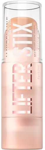 Maybelline New York - Stick Visage Multi-Usages - Look Naturel et Structuré - Unifie et Illumine le Teint, Sculpte le Visage, Corrige les Imperfections - Lifter Stix - Teinte : 20