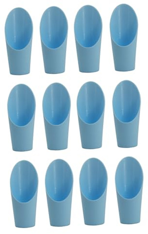 SUPVOX Lot de 12 Seaux en Plastique pour Rempotage de Plantes Succulentes Outils de Jardinage Pratiques et Compacts Mini Pelles Légères et Étanches pour Culture et Repiquage en Intérieur et Extérieur