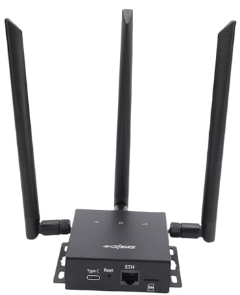Oreilet Routeur de Carte Sim 4G, Point d'accès WiFi Portable avec 4 Grandes Antennes, Antenne de Port Réseau Unique de Type C, Point d'accès Détachable ED121 (Version Mexicaine