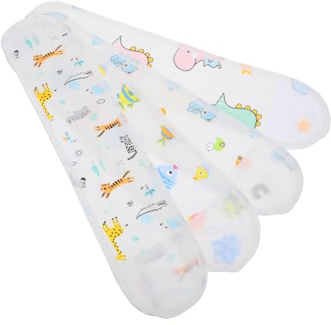 ARTSEWPLY Ceintures Abdominales pour Bébés en Coton Doux 4 Pièces Motifs Animaux Colorés Ajustables pour -Nés Protection Ventrale le Froid Accessoire Santé Bébé