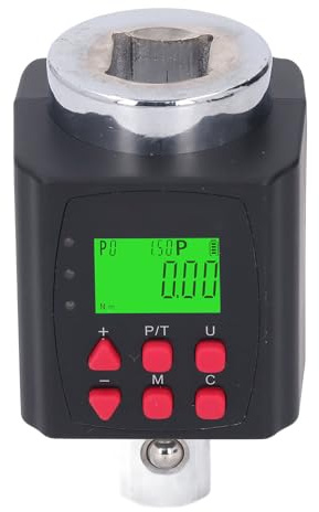 Zerodis Adaptador de Torsión Digital, Convertidor de Llave Dinamométrica Electrónica de 3/4 Pulgada con 10 Preajustes y Memoria de 500 Datos para Mecánicos Profesionales y