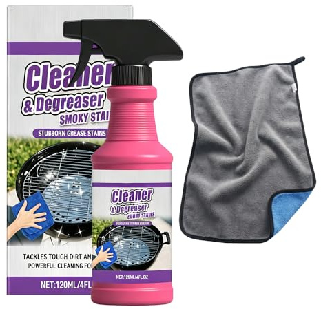 Fast-Acting Heavy-Duty Grill Degreaser Spray, 2026 Neu Allzweckreiniger Spray Küchenreiniger Putzmittel, Oberflächenreiniger Backofenreiniger Reinigungsmittel für Flecken und Fette (1pcs)