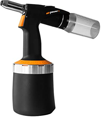 GOEBEL®-airPower3 Pneumatische Hydraulische Blindnietsetzgerät 4,8/5,0/6,0/6,4 mm Blindnietgerät Pistole Niete Setzwerkzeug Druckluft Nietpistole Nietzange Nietenzange Blindnietzange
