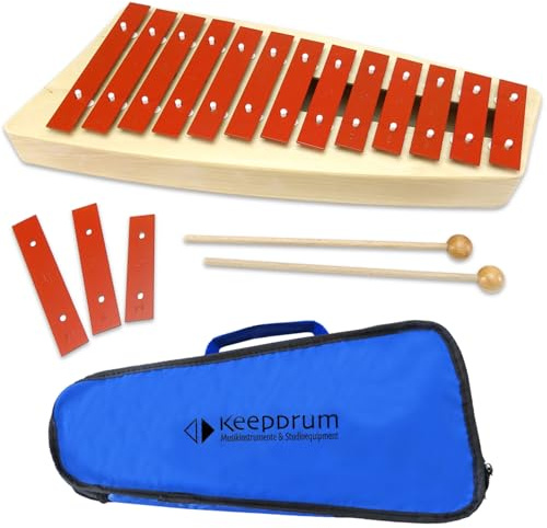 Sonor NG11 Alt Glockenspiel + keepdrum MB02 Tasche in Blau