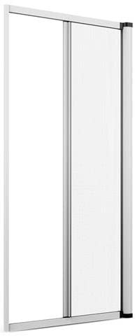 Zanzariera a Rullo Laterale Riducibile per Portefinestre in kit fai da te Vari Colori (160 x 250, Bianco)