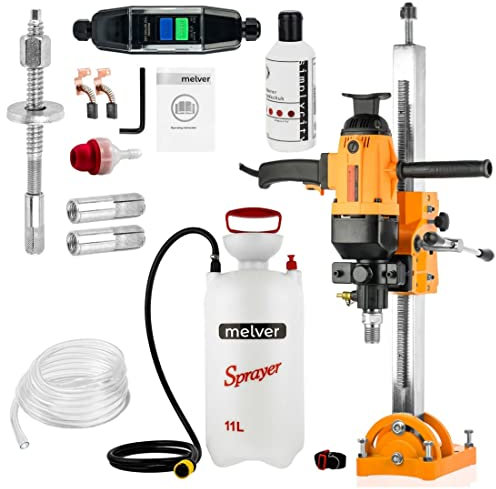 Punta per calcestruzzo professionale con supporto e contenitore liquido