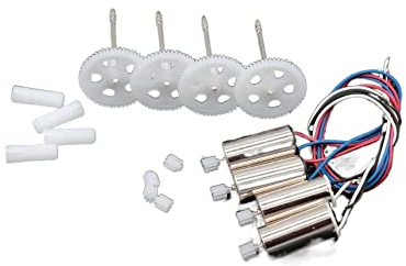 GreeSafety Zubehör für Drohnen for SYMA X5SW X5SC X5HC X5HW X5UC X5UW RC Drone Quadcopter Hubschrauber Ersatzteile 8X16mm 816 Motormotoren Getriebe 9T (Color : 1 Set)