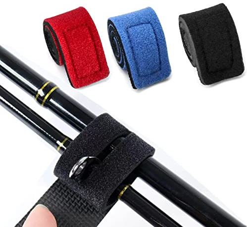 Attaches De Canne à PêChe, 6 Pièce Scratch pour Canne à pêche Accessoire Velcro pour Canne à Pêche Canne À Pêche Sangles Sangles de canne à pêche extensibles pour Raquettes De Badminton Clubs De Golf