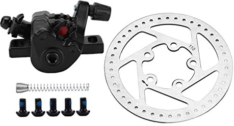 Kit de Frein à Disque de Vélo, Kit de Frein de Roue à Disque de Remplacement de Rotor de Disque de 110 Mm pour Scooter électrique XIAOMI Mijia M365/Pro
