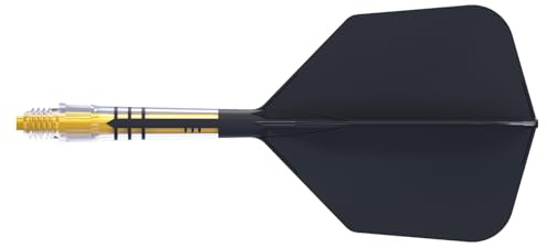 CUESOUL ROST T19 Carbon Integrierter Dartschaft und Flight Big Wing-Form, 3er-Set