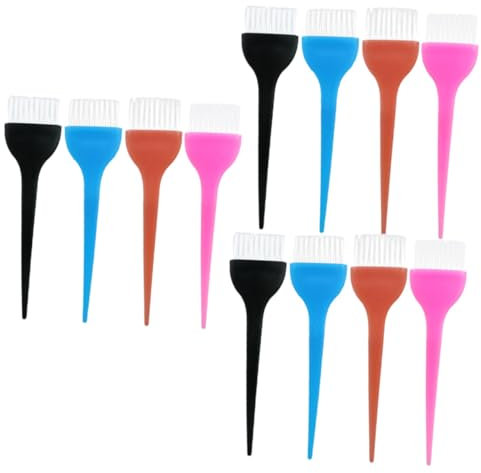 Didiseaon 12 Pièces Pinceau De Coloration De Cheveux Pinceau De Applicateur De Pinceau De Couleur Kit De Couleur De Cheveux Pinceau De Salon De Coiffure Kit De Coloration De
