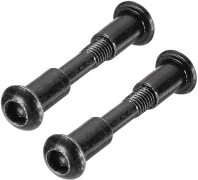 PATIKIL Tornillo de Perno Fijo para Patinetes Eléctricos M365, 2 Unidades Tornillo de Bloqueo de Eje Plegable Piezas de Repuesto de Perno Fijo de Lugar Plegable Compatibles con M365, Negro