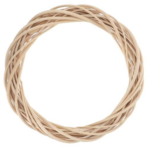 Amosfun Holzkranz Weinrebenkranz Dekokranz Aus Naturmaterial Für Basteldekoration Tür Und Wanddeko Handgeflochten