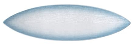 Spezielle Fischteller Aus Keramik, Keramikteller In Verschiedenen Größen, Grillspieße Und Sushi, Snackteller, Serviceteller, Teller Für Hotels Und Restaurants(Size:38*11.2*2.3CM,Color:Blau)
