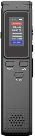Recording Pen Device, Digital Voice Recorder Pen, Audio Recorder Voice Recording, Portable Recording Device Voice Activated Recorder With Noise Reduction For Meetings, Interviews, And Lectures
