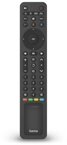 Hama Universal-Fernbedienung TV, IR, Solar, für 8 Geräte, lernfähig, App-Tasten