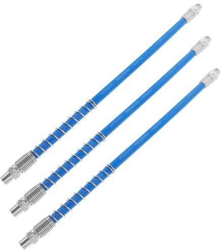 SOLUSTRE 3stücke Fettschlauch Flexibel Mit Kupplung Ersatz Schlauch Für Fett Verlängerung Flexibel Fettschlauchverlängerung Mit Feder Für Werkzeugkasten