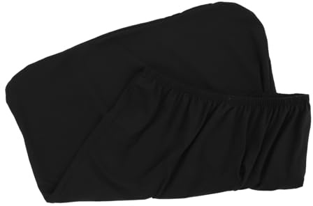 Milisten Housse de Radiateur D’intérieur Élastique Extensible 5-10 Cm en Tissu Anti-poussière Noir, Cache-radiateur de Chauffage pour Protection et Entretien Facile