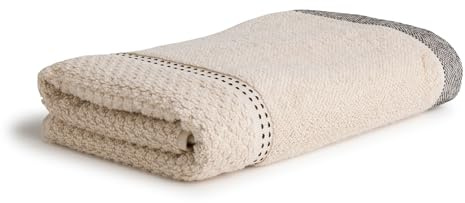 MÖVE New Heritage Pearls and Stitches Handtuch 50 x 100 cm aus 100% Baumwolle, Angora