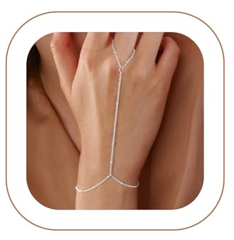VIROMY Pulsera Mujer Plata/Oro/Ajustable Bracelet Anillos y Pulseras Ligeros Chapados en Oro de 14 Quilates o en Plata