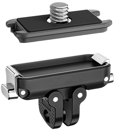 Piastra Sgancio A Cambio Rapido Da 8 Kg Alto Carico Sistemi Bloccaggio Doppi Compatibili Con Accessori Per Fotocamere Piastra Sgancio Treppiedi Fotocamere Mirrorless