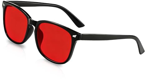 100% Blue Light Blocking Glasses with 7-Layer Coating Technology – Sleep Glasses for Men Women, Gaming Computer Glasses Anti Glare & Anti Fatigue, UV400 Filter for Screen Time, TV & Mobile Phones