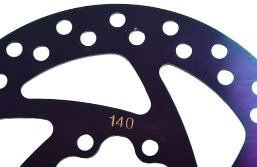 FUANA Bremsscheibe für Mountainbike, 140 mm, 160 mm, 6 Bolzen, Edelstahl-Rotor, rostfrei und hohe Stabilität, einfach zu installieren, silberfarben/buntes Fahrrad-Reparaturset
