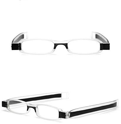 superior ZRL® 2 Pack Faltende Lesebrille 360 Grad-Umdrehung presbyopisch faltbare Männer Frauen Lesebrille 1.0 1.5 2.0 2.5 3.0