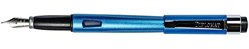 DIPLOMAT - D40903025 - Magnum - Pluma Estilográfica de Acero - Aegean Azul - Resistente y Elegante - Garantía de 2 Años