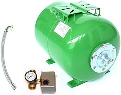 Membrankessel 100 L + Zubehör Ausdehnungsgefäß Druckkessel für Hauswasserwerk. Max. Druck 6 Bar mit Druckschalter und Manometer