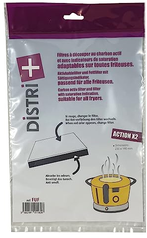 Filtres universels Anti-graisse et Anti-odeur Pour friteuse à découper à la Taille - 230 x 190mm