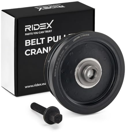 RIDEX 3213B0242 Riemenscheibe Kurbelwelle mit Gummilager für BMW 3 Touring (E91)