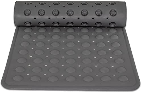 FUCHSI Badewannen-matte rutschfest | 100% BPA frei | Extra Groß [75x35cm] | Extra Dick | Badematte | Antirutschmatte Badewanne