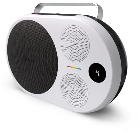 Polaroid P4 Music Player (nero) - Potente altoparlante Bluetooth wireless per grandi stanze ricaricabile con doppio accoppiamento stereo
